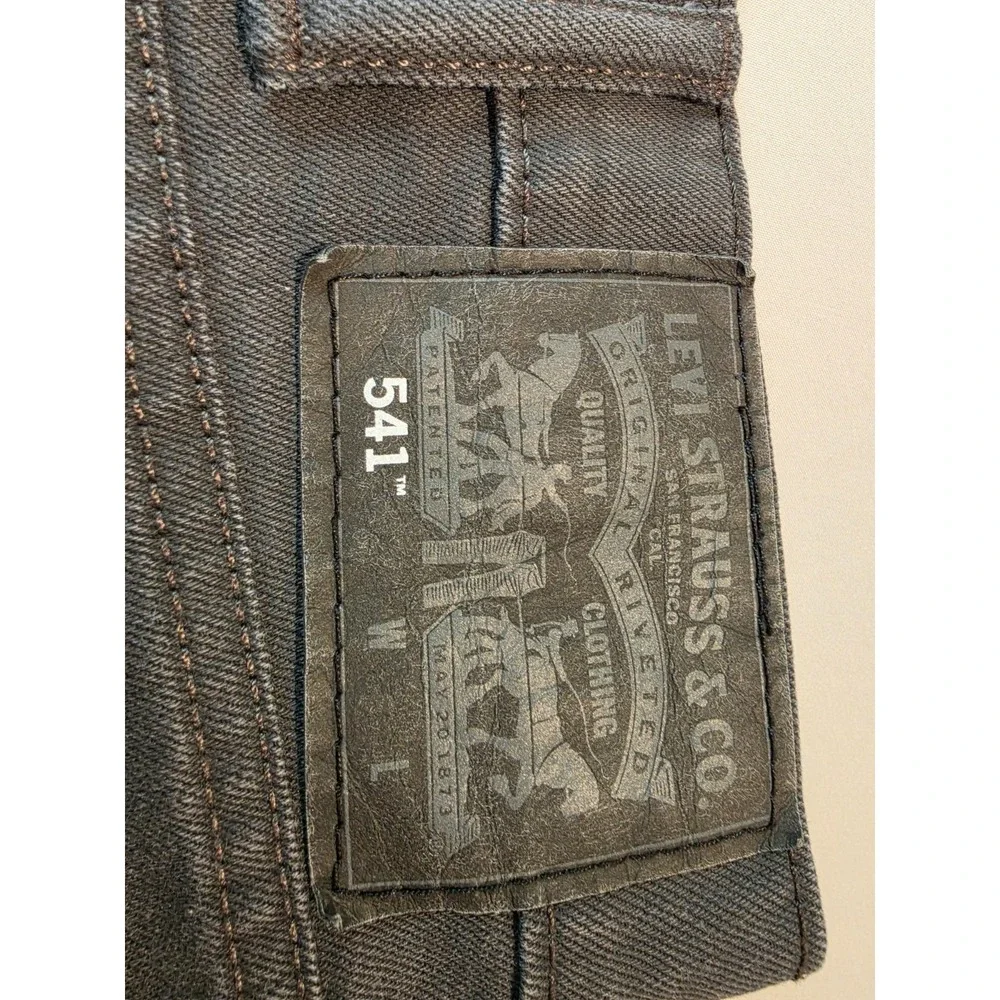 Levis 541 Mens Jeans 48 X 28 Black